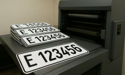 المرور تباشر بطباعة لوحات مركبات الحمل